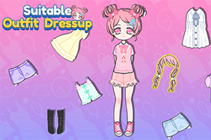 Crée le look parfait dans Suitable Outfit Dressup