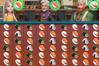 Aligne 3 sushis dans un savoureux puzzle