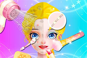 Ceci est un jeu de maquillage et d'habillage pour filles