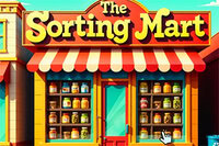 The Sorting Mart est un casse-tête de rangement d'étagères qui transforme
