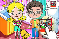 Aide une nouvelle famille à transformer une maison en désordre en foyer