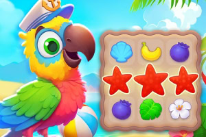 Embarquez pour une aventure vibrante dans Tropical Match!