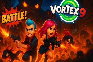 Vortex 9 est un jeu de tir rapide, rempli de héros stylés, d armes folles et de combats chaotiques