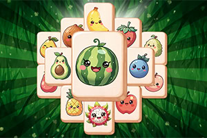 Assouvis ta soif de jeux décontractés dans Watermelon Mahjong!
