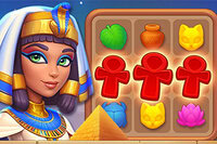 Embarquez pour un voyage légendaire dans Wonders of Egypt Match, un