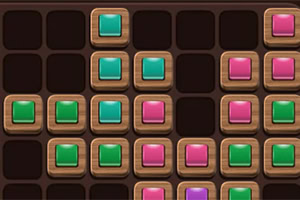 Complète des lignes et des colonnes dans ce puzzle de blocs en bois