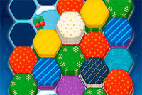 Xmas Hexa Sort apporte une ambiance de Noël chaleureuse au puzzle hexagonal