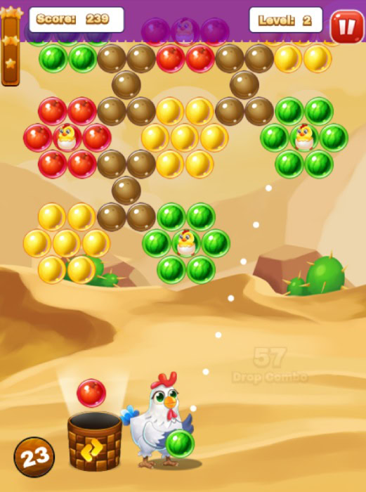 Évaluation 327 - Bubble Shooter: Farm Fruit